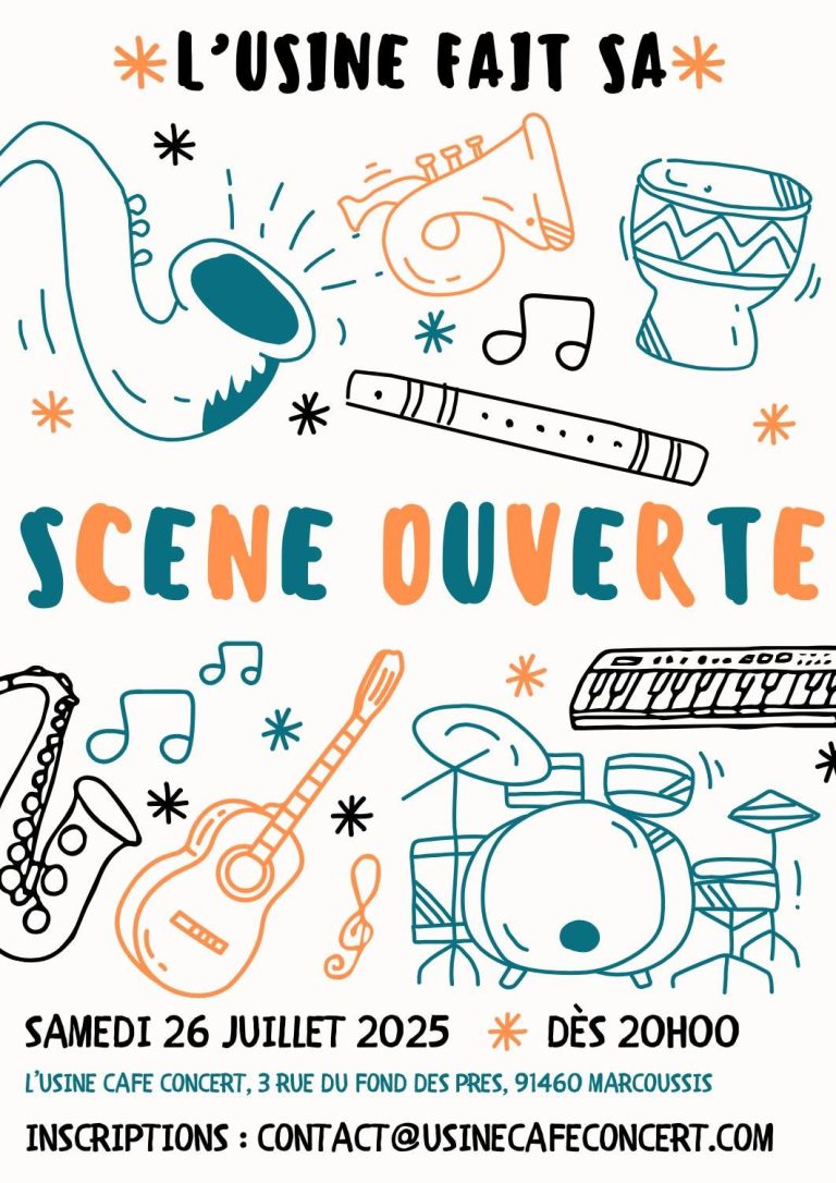 Affiche scène ouverte